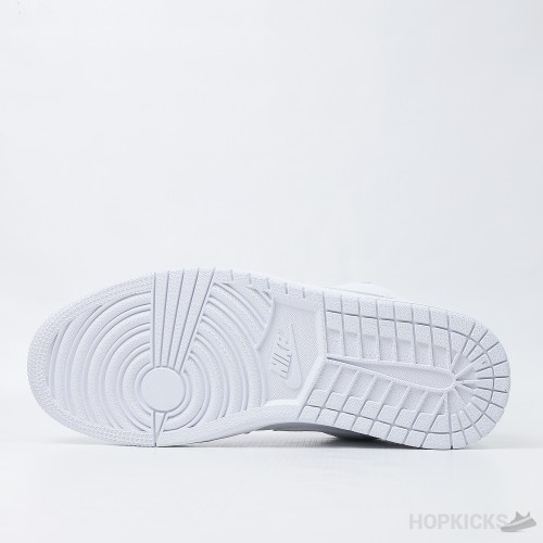 triple white tumbled leather